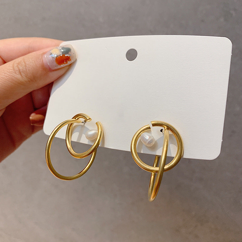 Coiled Circle Earrings Earrings