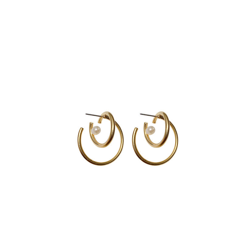 Coiled Circle Earrings Earrings