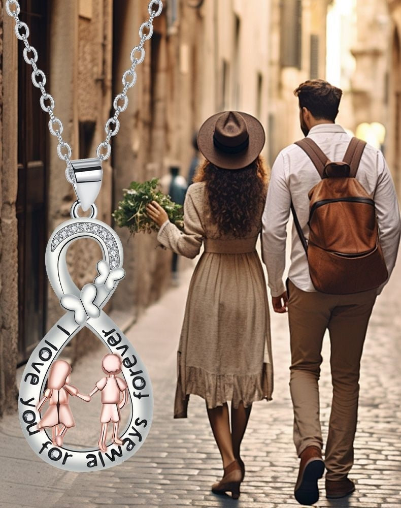 European And American Style Jewelry Infinite Symbol New Style Necklaces Elegant And Romantic
