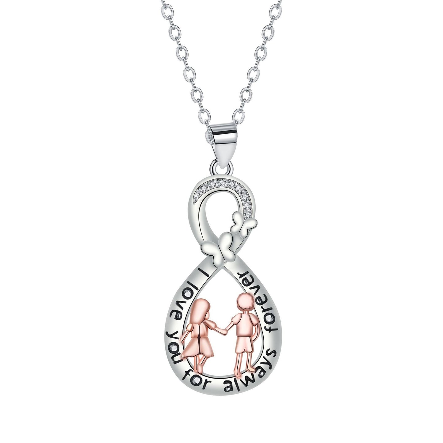 European And American Style Jewelry Infinite Symbol New Style Necklaces Elegant And Romantic