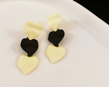 Irregular Metal Bump Earrings Earrings Love Earrings
