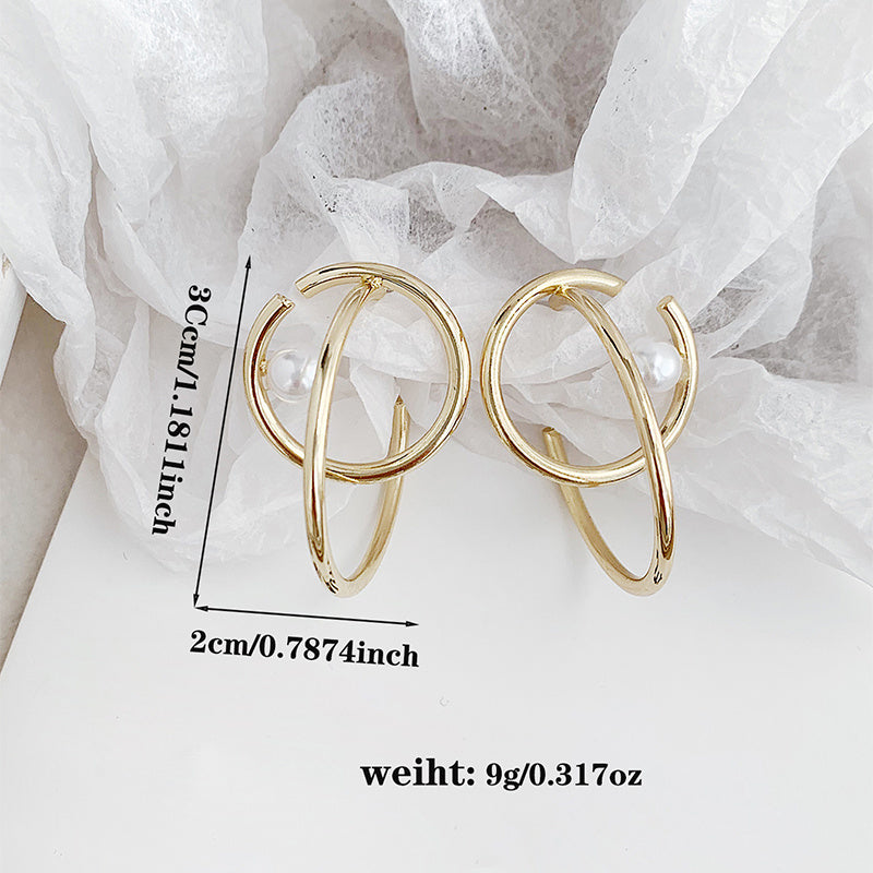 Coiled Circle Earrings Earrings