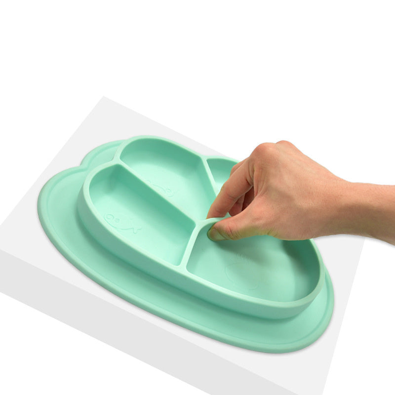 Baby Plate Learn To Eat Training Spoon Tableware